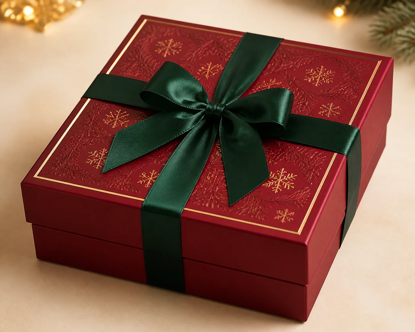 Christmas Gift Box 01 custom paper packaging