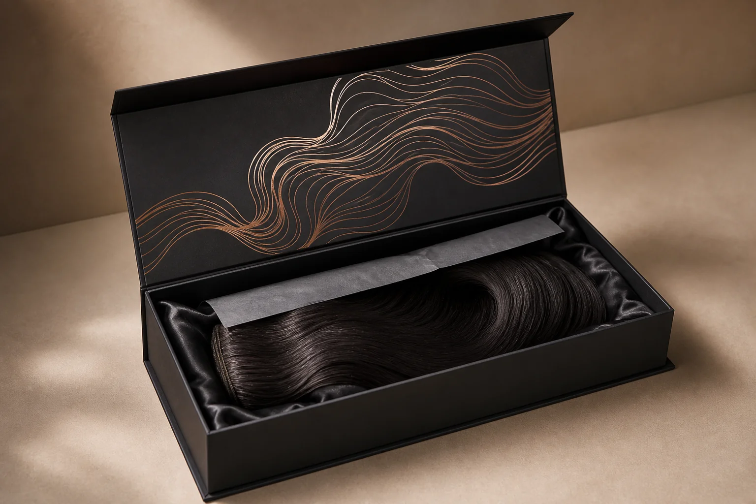Wig Packaging Box 01 custom paper packaging